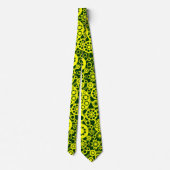 Ecosysteem - Geel en DK Groen Stropdas (Achterkant)