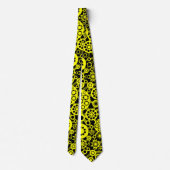Ecosysteem - Geel en zwart Stropdas (Achterkant)