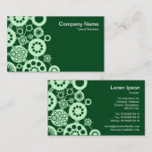 Ecosysteem - Ghost Green op Dark Green 02481c Visitekaartje (Voorkant / Achterkant)