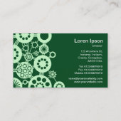 Ecosysteem - Ghost Green op Dark Green 02481c Visitekaartje (Achterkant)