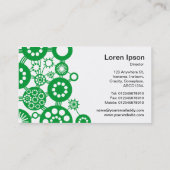 Ecosysteem - Groen groen voor wit Visitekaartje (Achterkant)