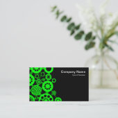 Ecosysteem - Groen met zwart Visitekaartje (Staand voorkant)