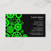 Ecosysteem - Groen met zwart Visitekaartje (Achterkant)