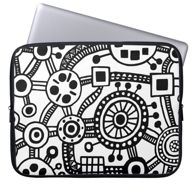 Ecosysteem III Laptop Sleeve (Voorkant)