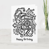 Ecosysteem III - Zwart op wit Kaart (Voorkant)