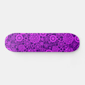Ecosysteem - Licht Violet op diep Paars Skateboard (Horizontaal)