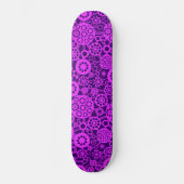 Ecosysteem - Licht Violet op diep Paars Skateboard (Voorkant)