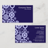 Ecosysteem - Powder Blue op Deep Indigo 150a51 Visitekaartje (Voorkant / Achterkant)