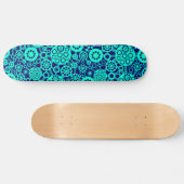 Ecosysteem - Turquoise op diepzeemacht Persoonlijk Skateboard (Horizontaal)