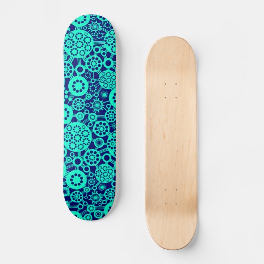 Ecosysteem - Turquoise op diepzeemacht Persoonlijk Skateboard (Voorkant)
