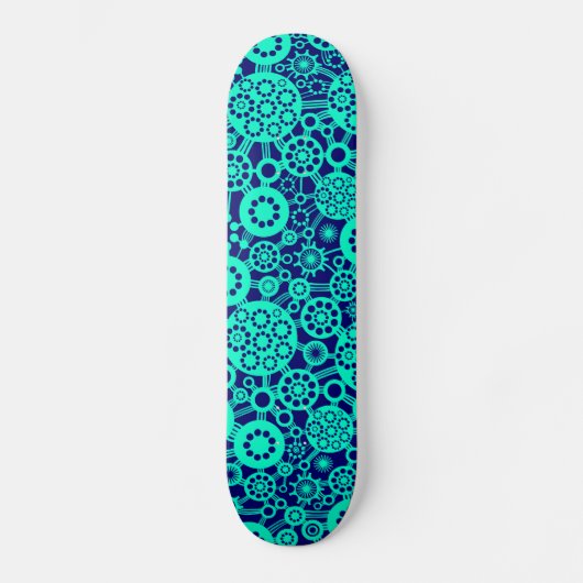 Ecosysteem - Turquoise op diepzeemacht Persoonlijk Skateboard (Voorkant)