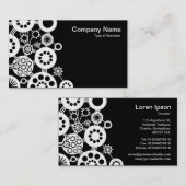 Ecosysteem - wit op zwart (Platinum Kaart) Visitekaartje (Voorkant / Achterkant)