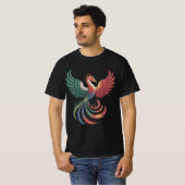 Ecosystem Phoenix - Biome Mythical Bird T-shirt (Voorkant volledig)