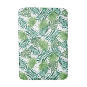 Ecotic Tropical Palm Leafes Pattern Badmat (Voorkant Verticaal)