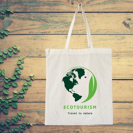 Ecotoerisme Groen Reizen naar Natuur Tote Bag