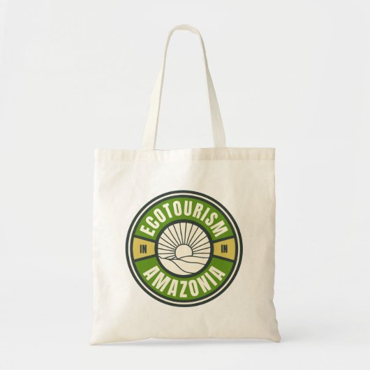Ecotoerisme in Amazonië Rainforest Slow Travel Log Tote Bag (Voorkant)