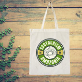 Ecotoerisme in Amazonië Rainforest Slow Travel Log Tote Bag