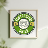 Ecotoerisme in Chili Pan de Azúcar Langzaam reizen Poster