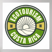 Ecotoerisme in Costa Rica Langzame reizen Poster (Voorkant)