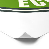 Ecotoerisme in Ecuador Groen Langzaam Reizen Poster (Hoek)