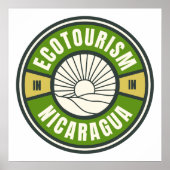 Ecotoerisme in Nicaragua Langzaam reizen Poster (Voorkant)