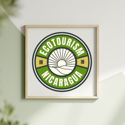 Ecotoerisme in Nicaragua Langzaam reizen Poster