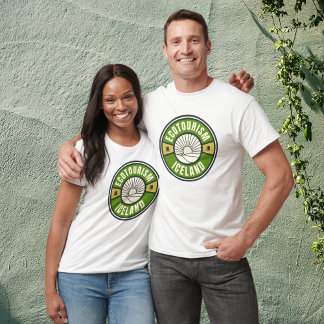 Ecotoerisme Noords IJsland Groen Langzaam Reizen L T-shirt