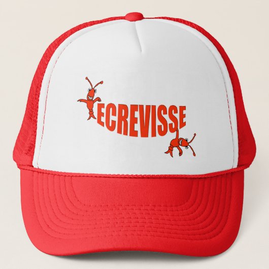 "Ecrevisse" Cajun Crawfish Trucker Pet (Voorkant)