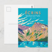 Ecrins National Park Dauphine Alps Frankrijk Briefkaart (Voorkant / Achterkant)