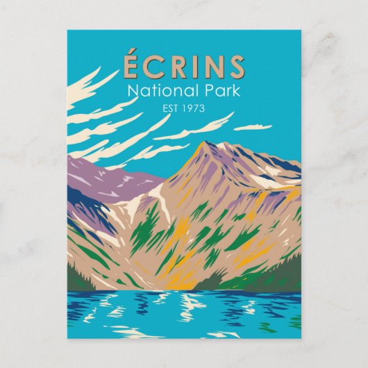 Ecrins National Park Dauphine Alps Frankrijk Briefkaart (Voorkant)