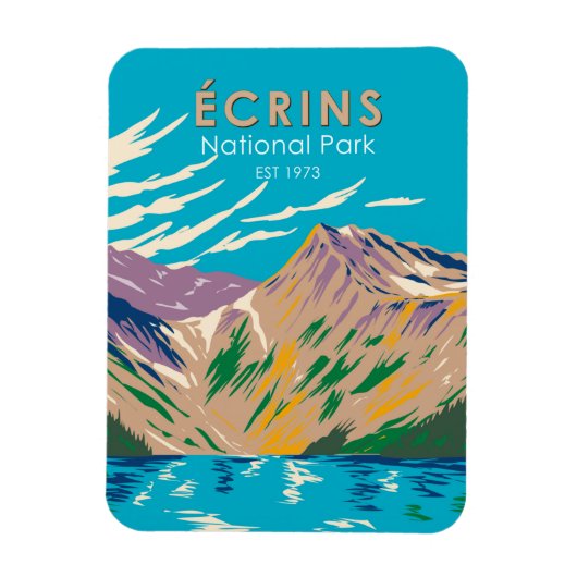 Ecrins National Park Dauphine Alps Frankrijk Magneet (Verticaal)