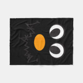 Ecrow Face Smile Thanksgiving Halloween Kostuum Fleece Deken (Voorkant (Horizontaal))