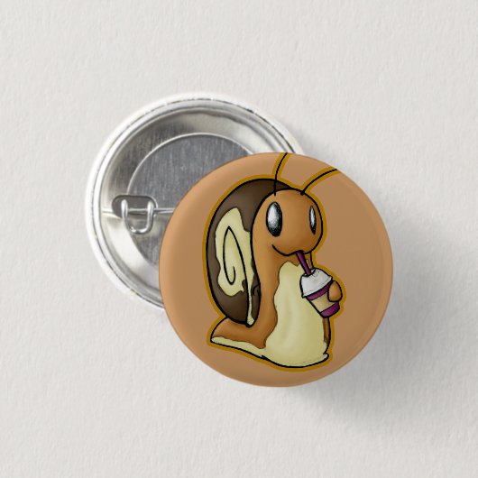 Ecru-Button Ronde Button 3,2 Cm (Voorkant /achterkant)