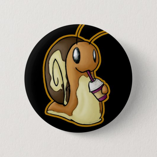 Ecru-Button Ronde Button 5,7 Cm (Voorkant)