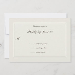 Ecru droomt Formele Traditionele Huwelijksreactie