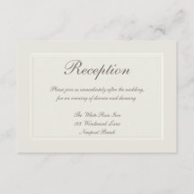 Ecru droomt Formele Traditionele Receptie Bruiloft