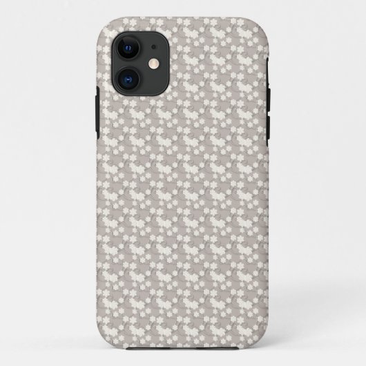 Ecru Floral Case-Mate iPhone Case (Achterkant)