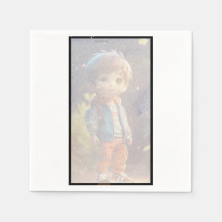 Ecru kleuren 4d fotografie servet