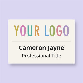 ECRU Naam Tag Pin Company Logo Professional Badge