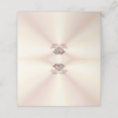  Ecru, Roos Gold Diamond Plaatskaarten Plaatskaartje (Buitenkant ongevouwen)