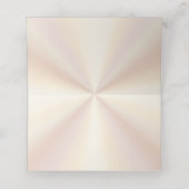  Ecru, Roos Gold Diamond Plaatskaarten Plaatskaartje (Binnenkant ongevouwen)