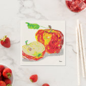 Ecru Standard Cocktail Paper Napels/appels Servet (Insitu)