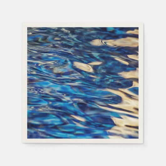 Ecru Standard Cocktail Paper Napkins Servet (Voorkant)