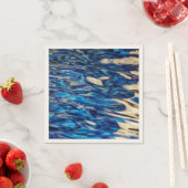 Ecru Standard Cocktail Paper Napkins Servet (Insitu)