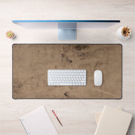 Ecru Tan Beige, Een Gel Print Abstract Bureaumat