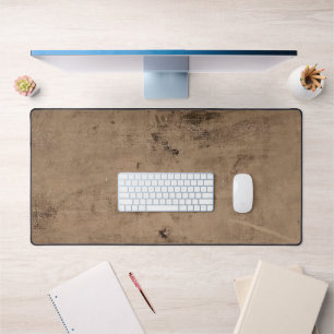 Ecru Tan Beige, Een Gel Print Abstract Bureaumat