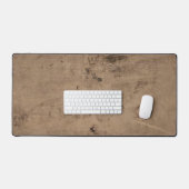 Ecru Tan Beige, Een Gel Print Abstract Bureaumat (Keyboard & Muis)