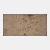 Ecru Tan Beige, Een Gel Print Abstract Bureaumat (Voorkant)