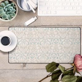 Ecru  Victoriaans damast naadloos patroon Bureaumat