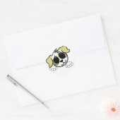 ecs citroenstaartschar cartoon ronde sticker (Envelop)